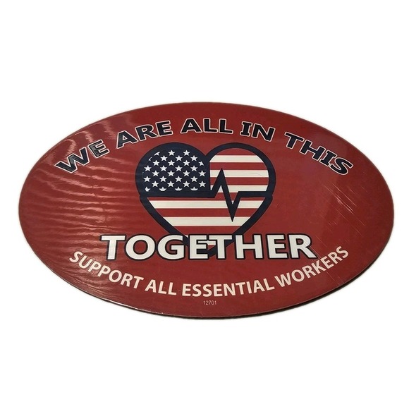 Other - We Are All in This Together Support All Essential Workers 6x4 Magnet Memorabilia